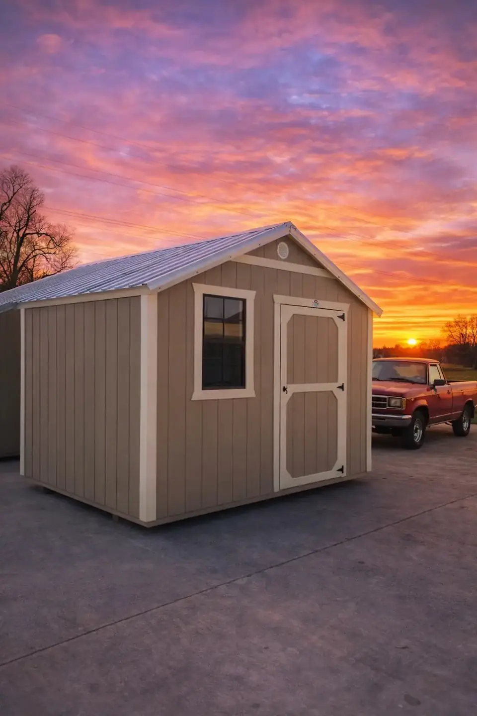 10x12 Derksen Utility Shed (10×12 ft) — utility from Larkin's Portable Buildings