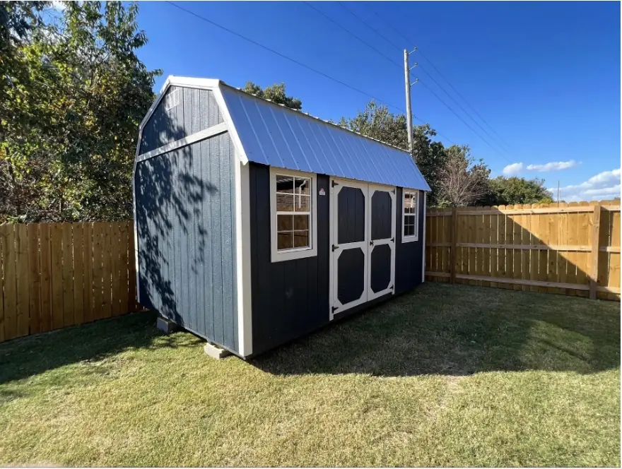 8x12 Derksen Utility Shed (8×12 ft) — utility from Larkin's Portable Buildings