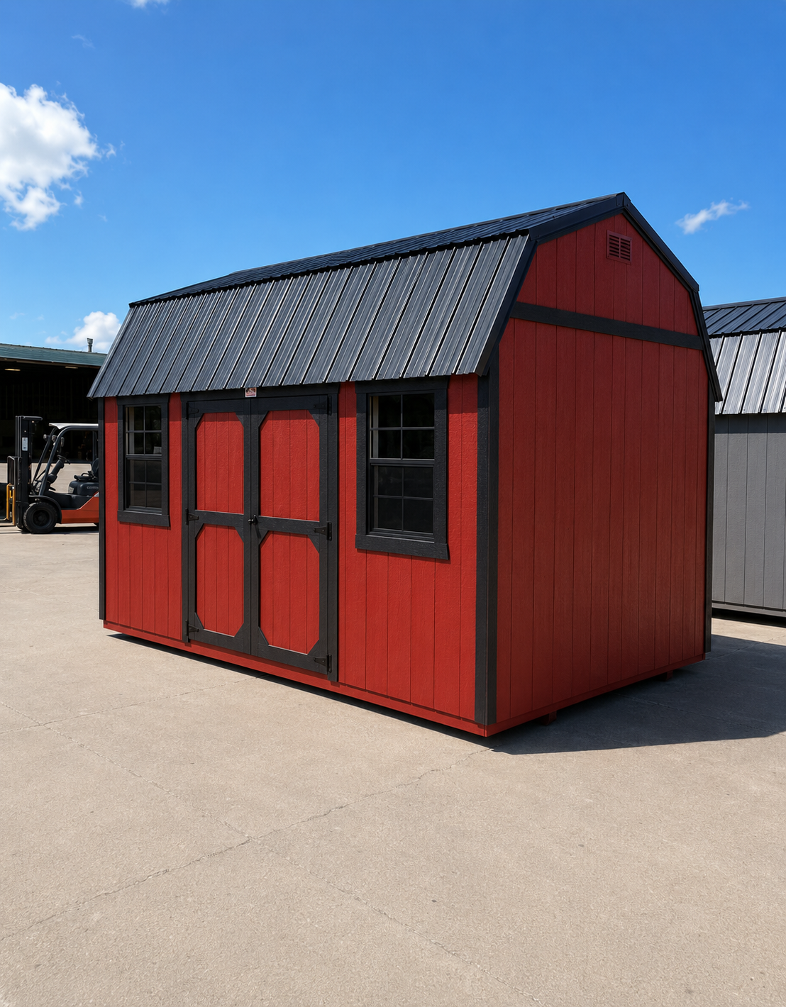 Side Lofted Barn 10×16